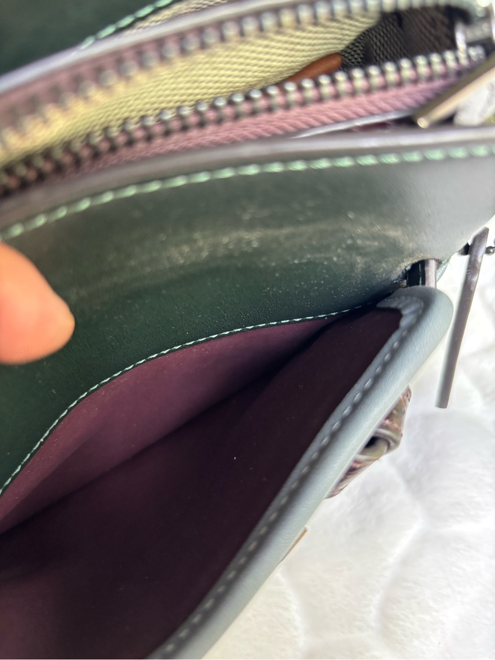 Coach Tate 18 Crossbody With Snakeskin Detail - Picture 12 of 16